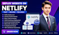 deploy website on netlify netlify deployment connect domain react nextjs hosting