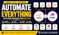 build fix n8n, makecom workflows hubspot slack twilio automation zoho crm setup