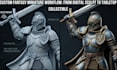 sculpt custom 3d miniature model for tabletop warhammer 40k dnd printing