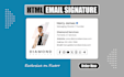 create custom HTML and animated email signature