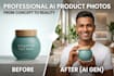 custom ai product photography with ai models and pro editing