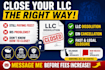 dissolve your US llc cancel ein close your business properly