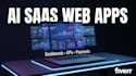 a full stack saas web app with nextjs and typescript
