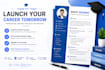 design a professional resume using canva