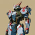 custom futuristic mecha robot character art