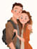 make a disney cartoon illustration
