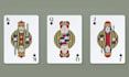 do unique playing card illustration, poker, 52 card deck card box mockup