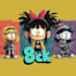 draw cartoon character with bold and modern style