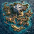 create a custom vintage map with old world style