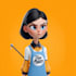 design cartoon illustration with creative concept