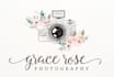 create a professional photographer and studio logo design