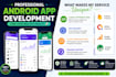develop android app using firebase API and admob