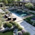 do landscape design, garden design, backyard, pool and terrace