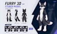create custom 3d furry vtuber and vroid models