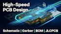 create high speed multiplayer pcb design, schematic design, gerber, bom, jlcpcb
