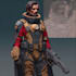 sci fi character illustration or sci fi character