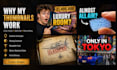design high CTR youtube thumbnails that make viewers click