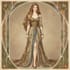 create illustrations in art nouveau style