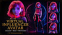 create a premium 3d character, ai avatar, virtual influencer