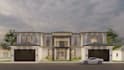 3d house model rendering design with sketchup lumion render
