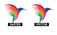 manually vector trace, image to vector in high quality