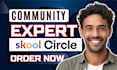 skool community setup circle so skool online community circle so community