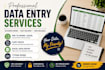 do fast and accurate data entry work