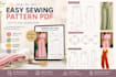 create easy sewing patterns grading tech pack with step by step instructions PDF