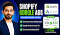 set up and manage shopify google ads and performance max for sales