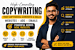 create persuasive copywriting for websites ads emails
