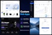 build a responsive react website with modern UI