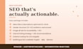 do on page SEO with a clear audit and actionable fixes