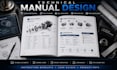 design professional product instruction manual and user guide