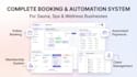 design sauna wellness website with booking funnel membership, lead system setup