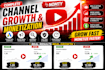 create complete youtube channel monetization promotion