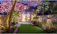 design backyard landscape design 2d floor plan, blueprints and 3d rendering
