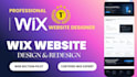 redesign wix website design wix website design redesign website wix website SEO