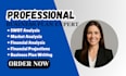 create a business plan with market analysis and financial analysis