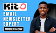 setup convertkit email sequence kit landing page design kit newsletter template
