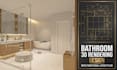 create bathroom, restroom, and vanity 3d realistic rendering