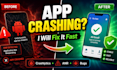 fix android app crashes, anr, bugs and play console issues