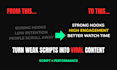 rewrite your youtube script to improve retention and views