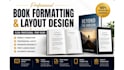 format amazon KDP ebook paperback, hardcover book formatting and layout design