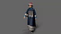 make 3d cinematic character model,3d scanned character,ue5 figurine render,daz3d