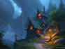 create fantasy environment concept art