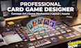 design board game, board game design, playing card game development