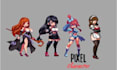 do custom nsfw 8bit pixel art and sprite sheet animation loop for indie game art