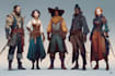 draw dnd character illustration,character design