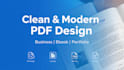 design a professional pdf for your business and ebook