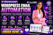wordpress email automation setup, fluentcrm, email sequences, contact tagging